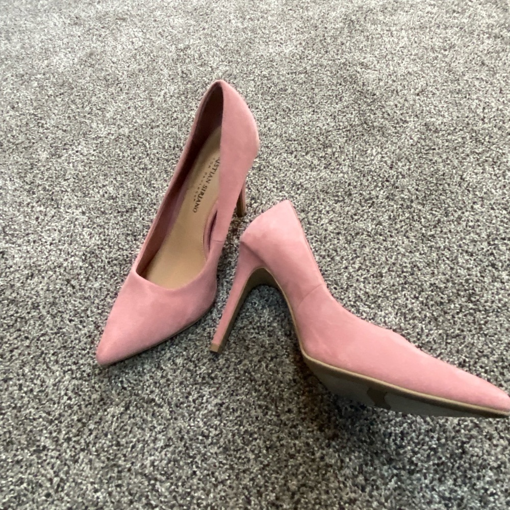 Pink high heels size 7